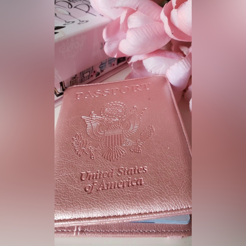 NWT  RFID Passport Holder Cover Traveling Passport Case